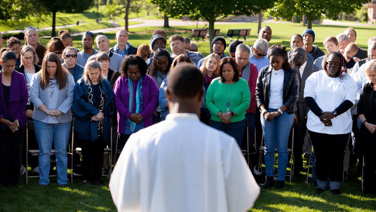 Photos: 'Mass of Hope' held in Aroma Park by local faith leaders