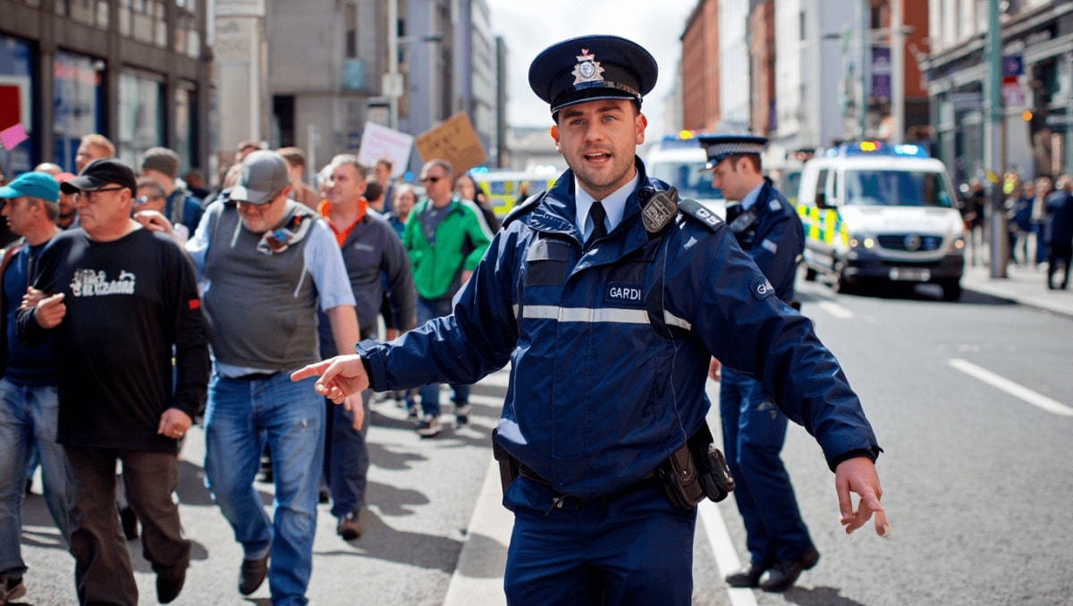 Police remove fuel protesters from Dublin center as disruption over soaring costs continues