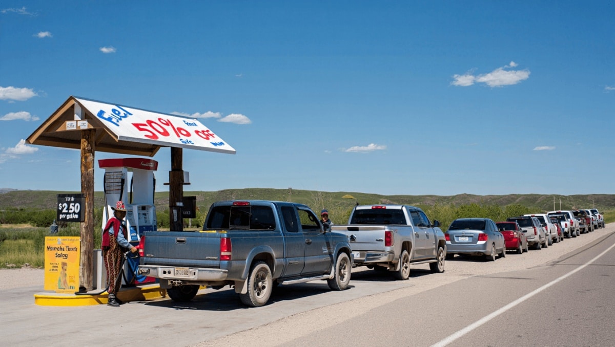 Tribal gas stations offer a reprieve from high prices during Iran war