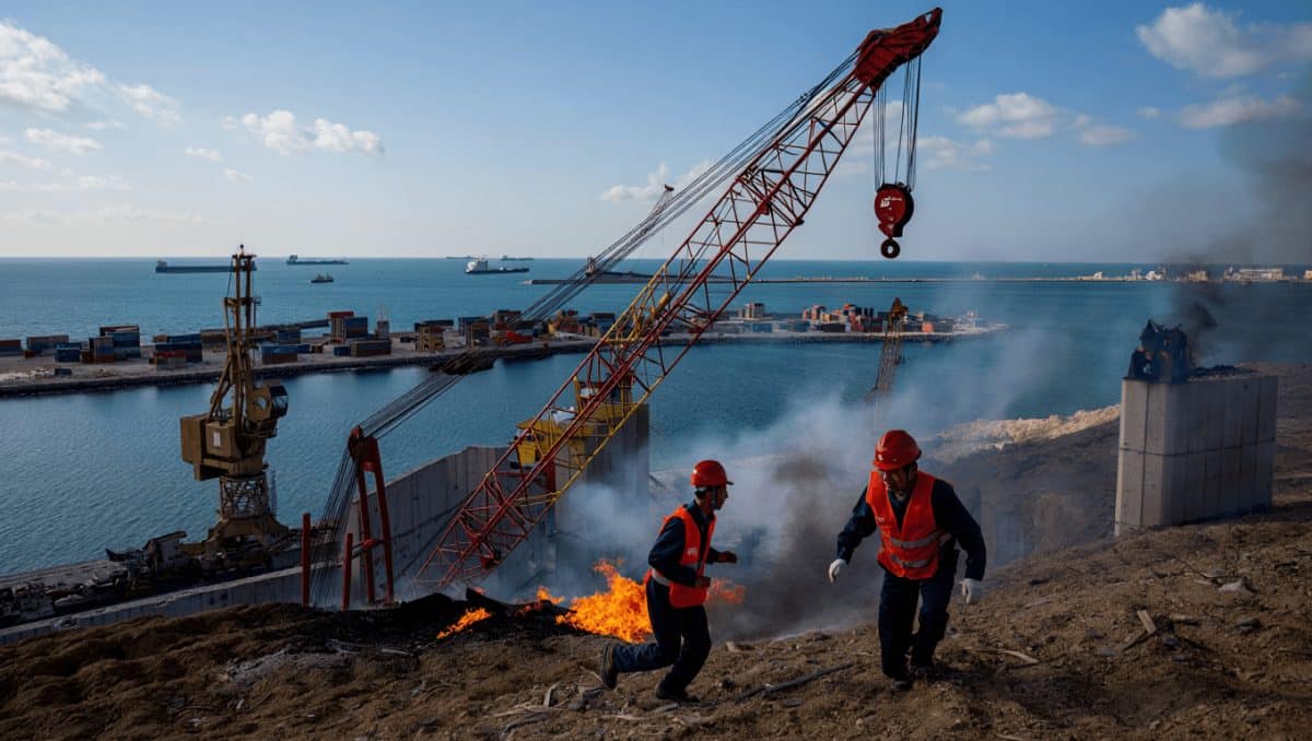 Kuwait says Iran attacked an island where China is helping to build a port