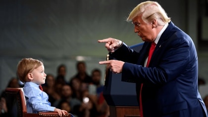 Trump highlights previously deaf two-year-old who can hear thanks to 'miracle cure'
