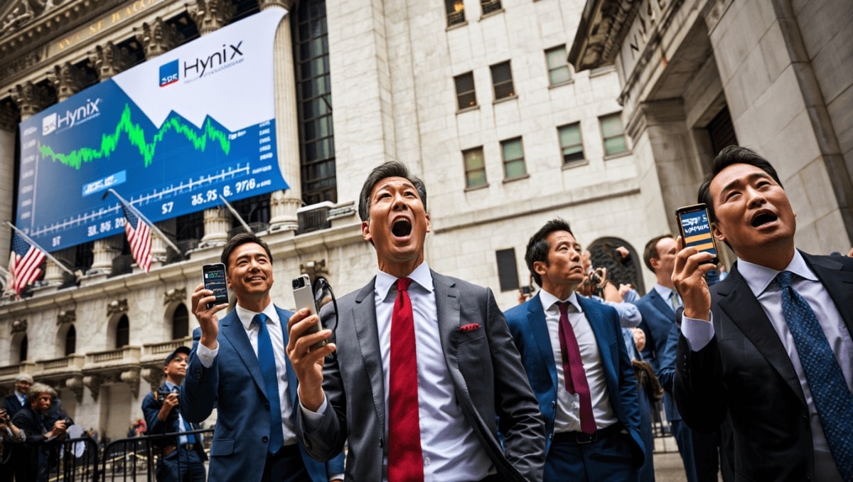SK Hynix rises nearly 13% in debut on Wall Street as demand for memory chips soars amid AI frenzy